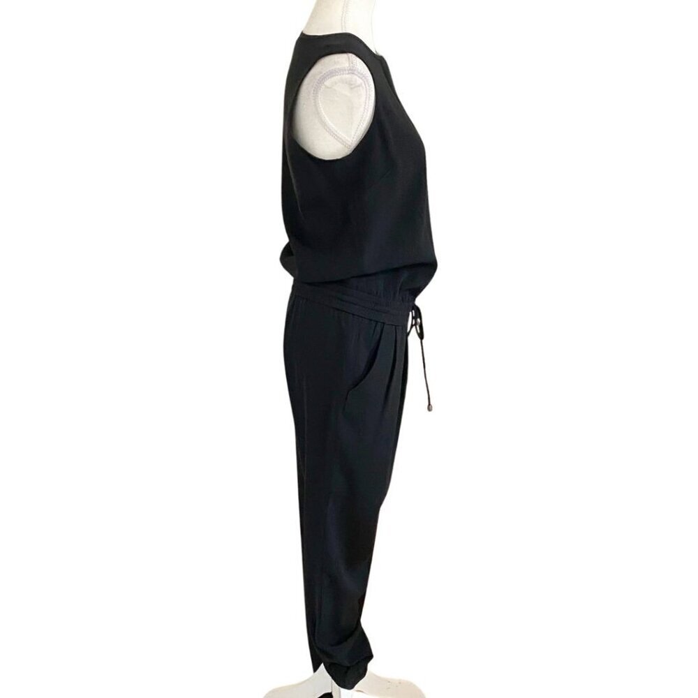 NWOT JUDITH & CHARLES BLACK UTILITY SLEEVELESS FULL LENGTH JUMPSUIT - XS - Picture 3 of 12